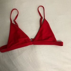 Red Top triangle Bikini